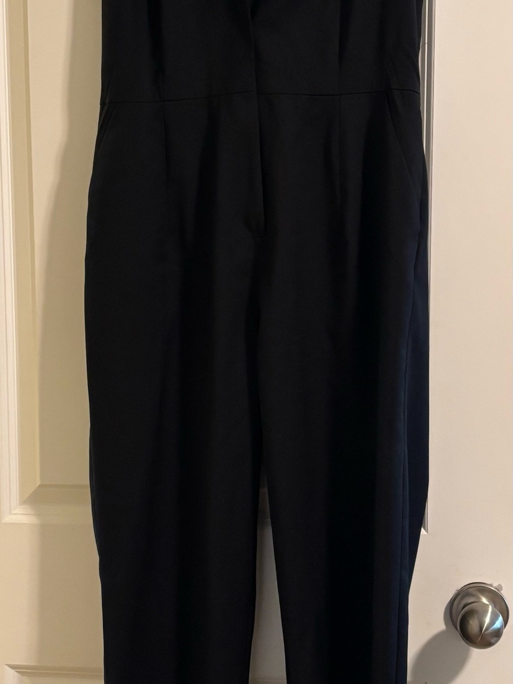 Equipment Black Tailored Jumpsuit